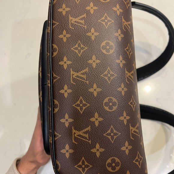 LOUIS VUITTON Monogram Macassar Josh Backpack Brown Black - Picture 4 of 7